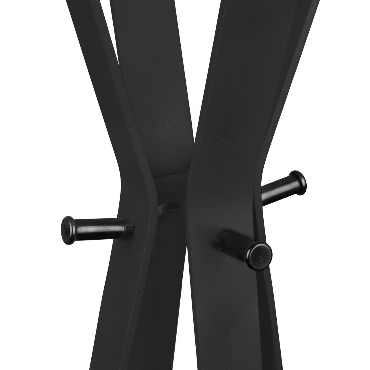 Gorillz Modi - Standing coat rack - Industrial design - 8 hooks - Black