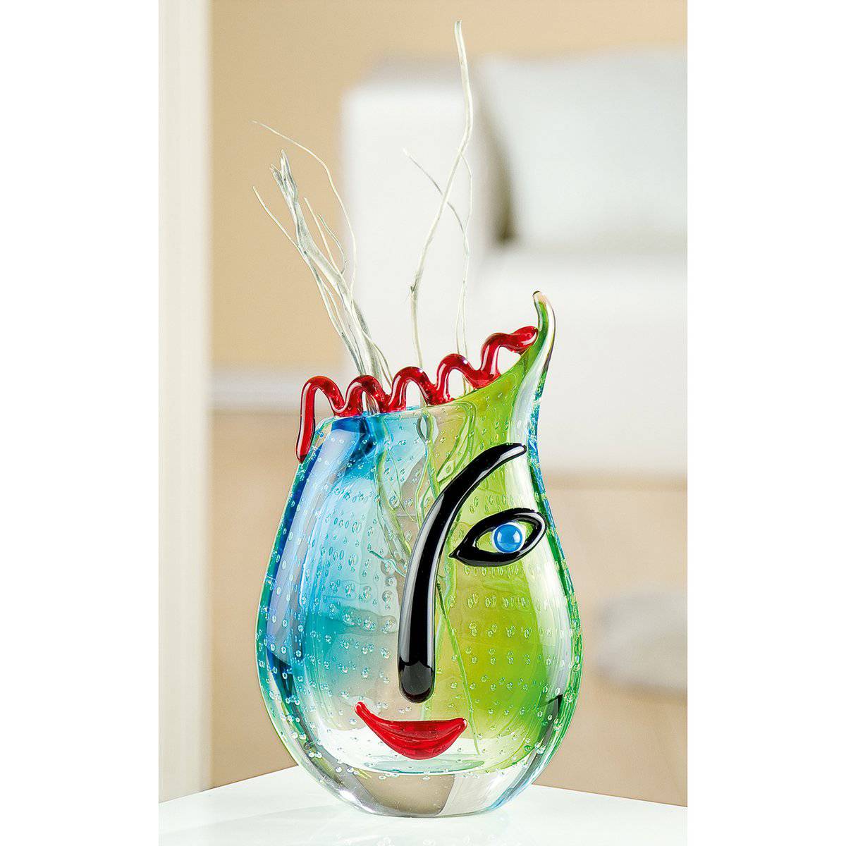 Glasart Design-Vase "Vero" - HOLE-X-WORLD