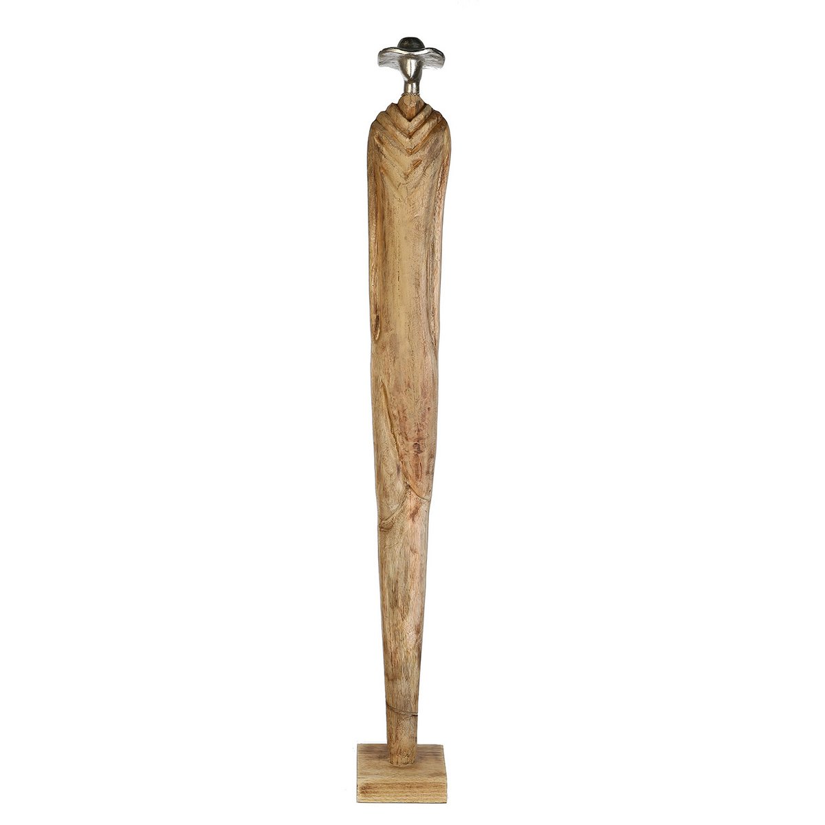 Mangoholz/Poly Skulptur "Mary" H.95,5cm