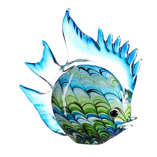 Glasskulptur"Fun Fish" H.28cm - HOLE-X-WORLD