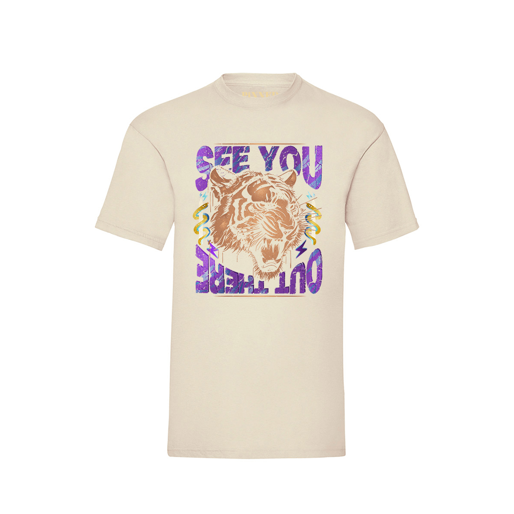 T-Shirt „See You Out There“ – Offwhite - HOLE-X-WORLD