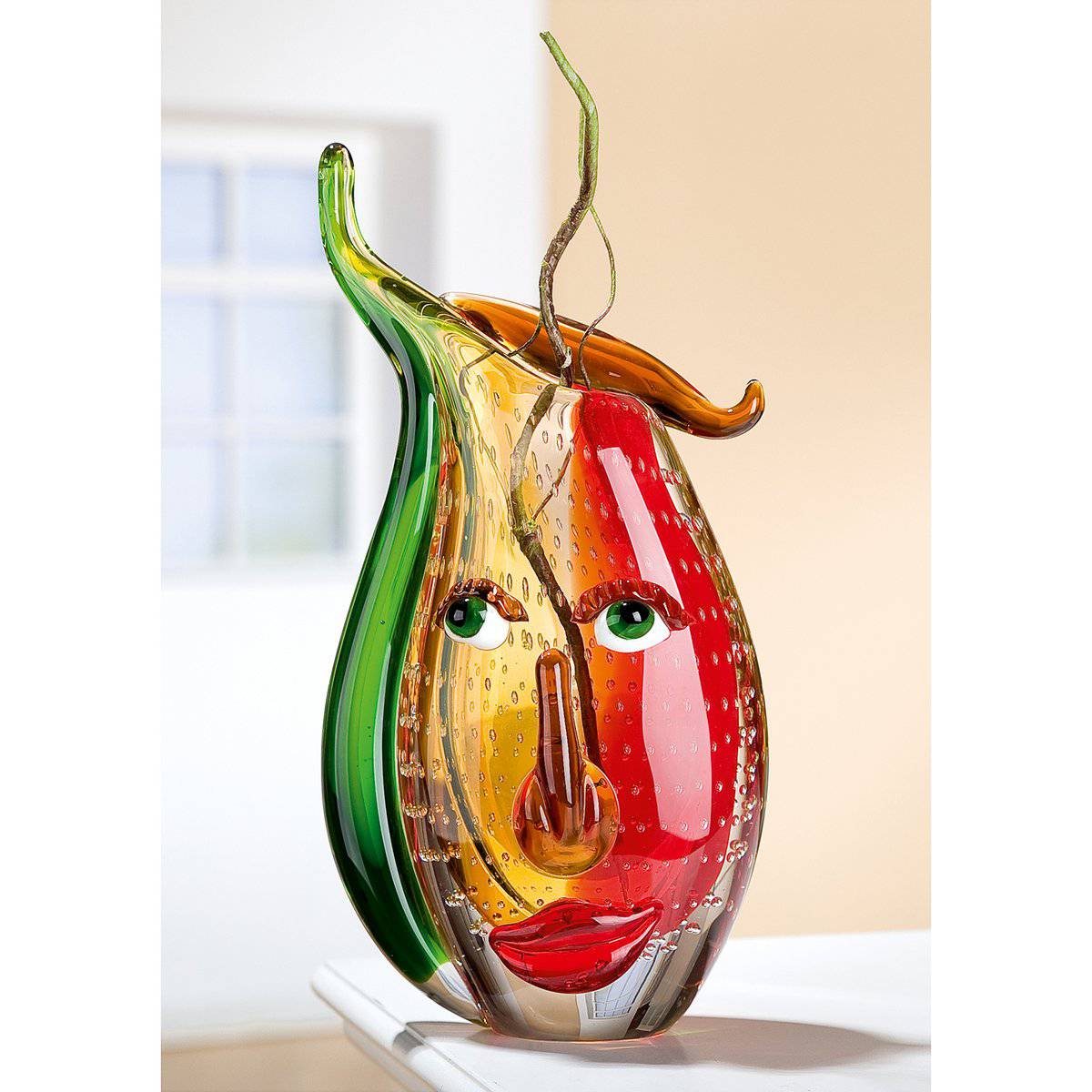 Glasart Design-Vase"Musetto" - HOLE-X-WORLD