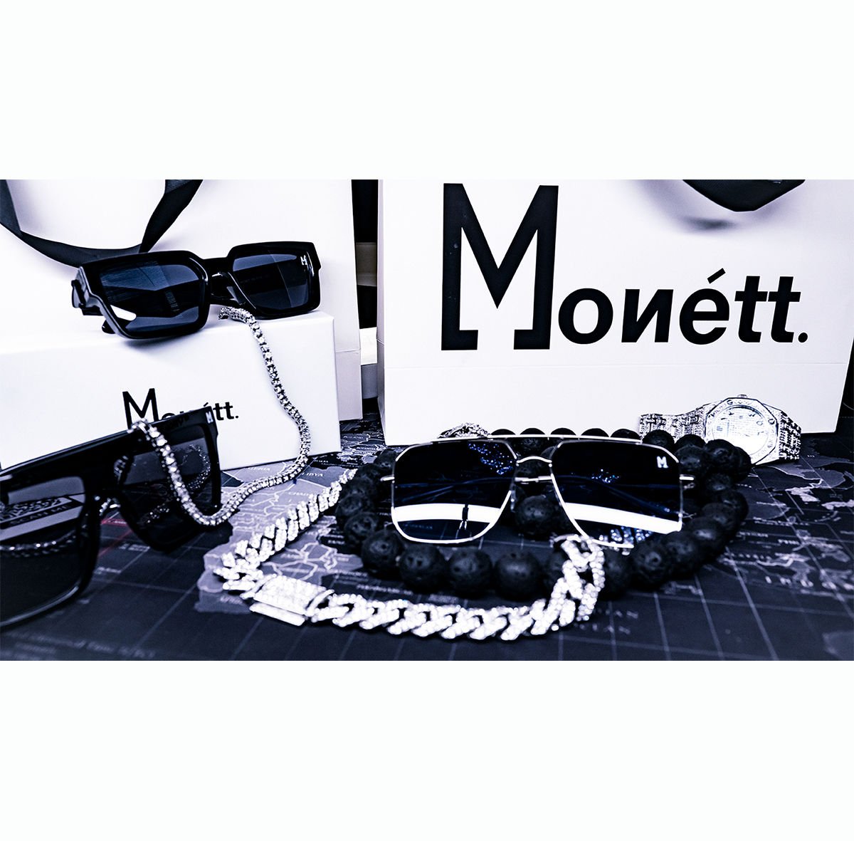 CARL IMRO Sonnenbrille Monett Monaco Classic Black