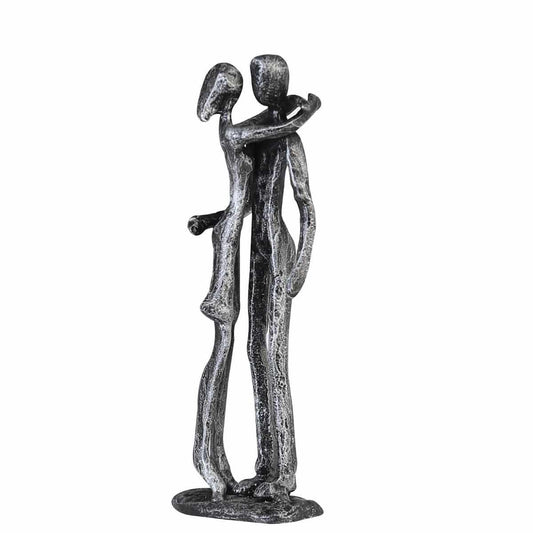 Design, Skulptur, Figur COUPLE in antik-Silber aus Eisen - HOLE-X-WORLD