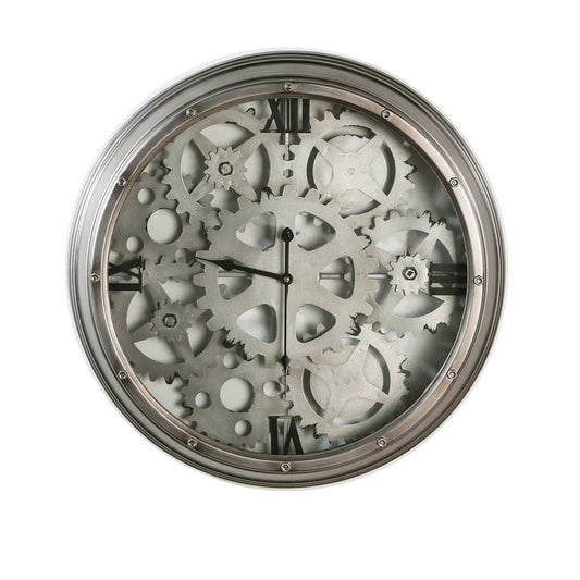 Uhr, Wanduhr LOFT aus Metall - HOLE-X-WORLD