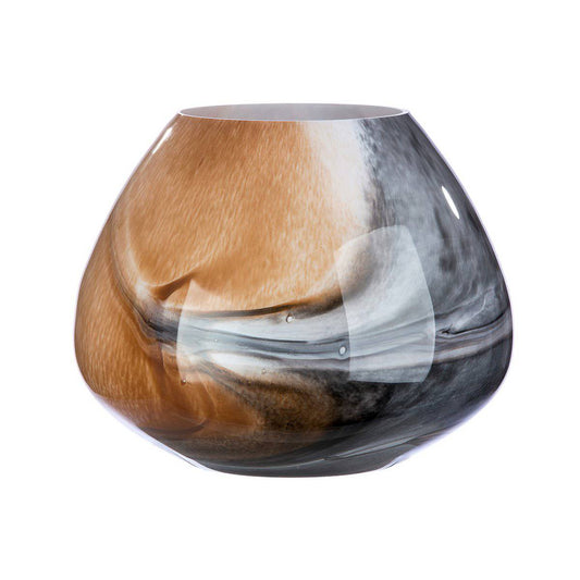 Glas Vase "Draga" - HOLE-X-WORLD