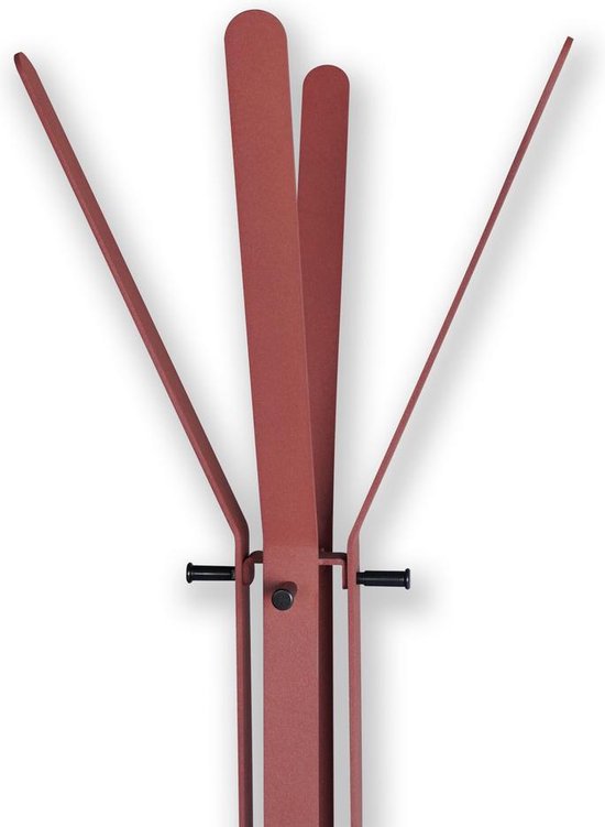 Gorillz Stack - Coat rack Standing - Industrial Design - 12 Hooks- Copper brown