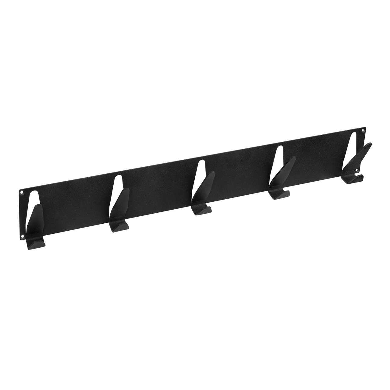 GORILLZ Raw XL Five - Industrial - Wall Coat Rack - Wardrobe - 10 Hooks - Black