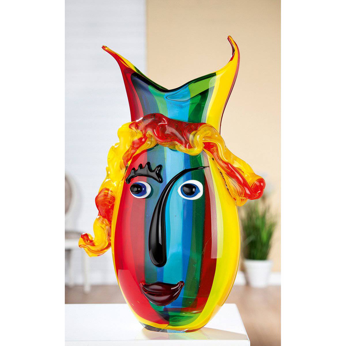 Glasart Design-Vase "Rainbow" - HOLE-X-WORLD