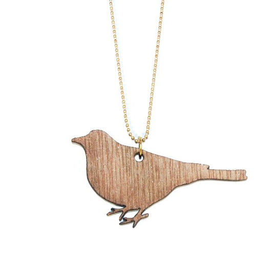 Halskette Wooden Bird