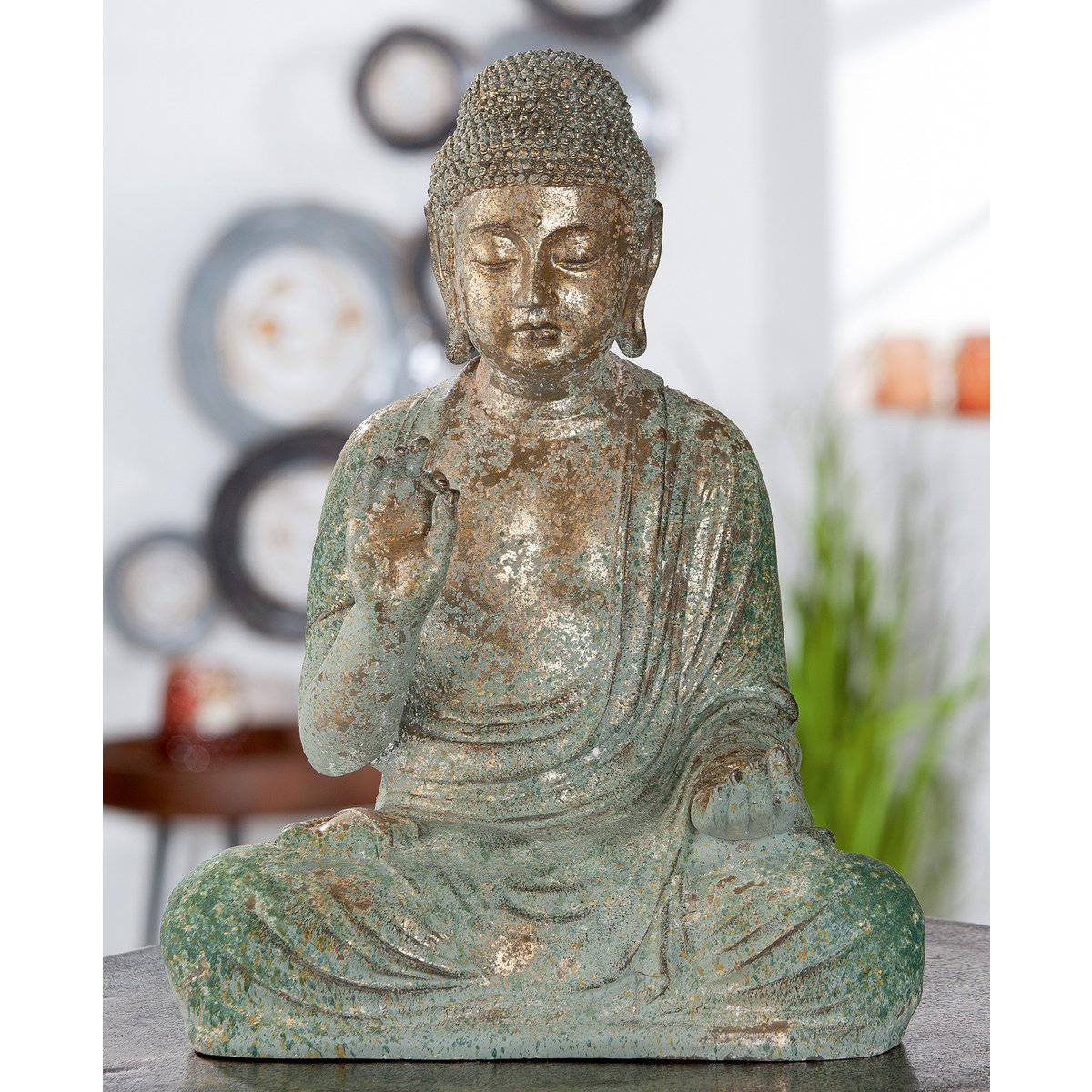 Skulptur, Figur, Buddha BODHI aus Magnesia - HOLE-X-WORLD