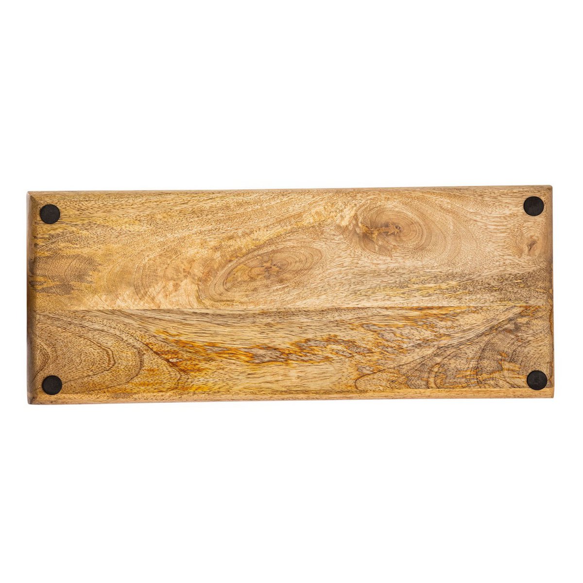 Holztablett Tablett Holz 50x20cm Serviertablett Serviertablett Deko Tablett aus Mangoholz massiv