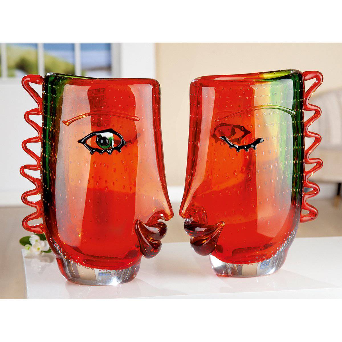 Glasart Designvase "Visuale" - HOLE-X-WORLD