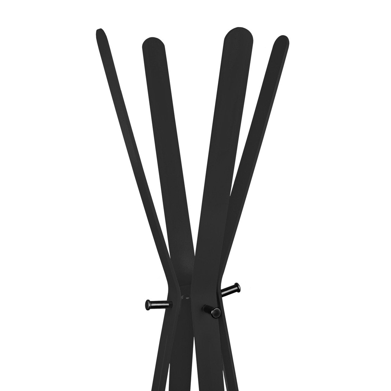 Gorillz Modi - Standing coat rack - Industrial design - 8 hooks - Black