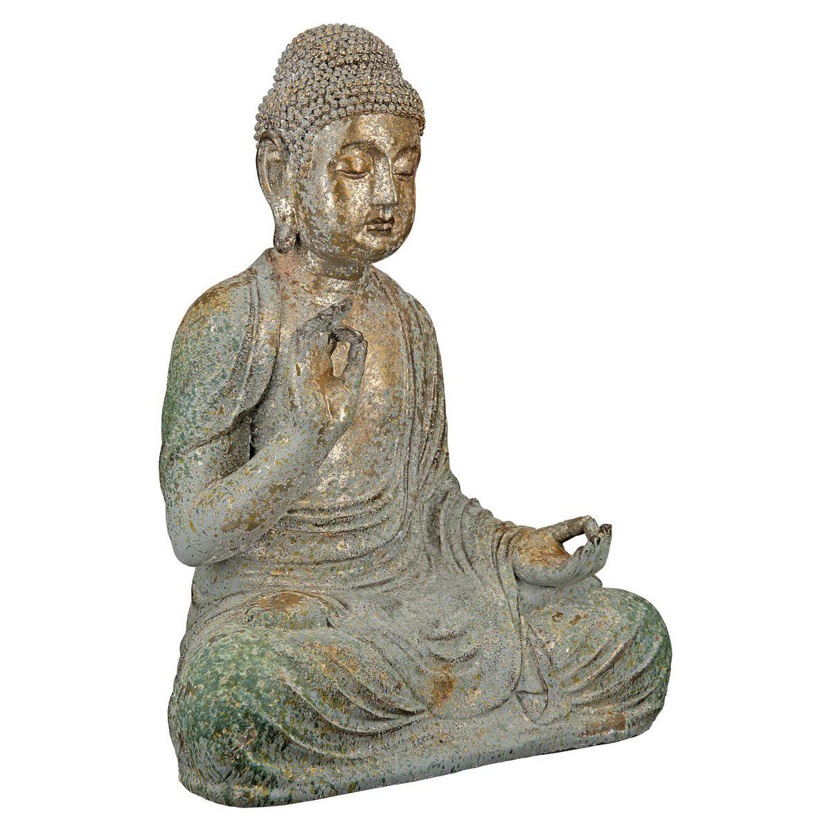 Skulptur, Figur, Buddha BODHI aus Magnesia - HOLE-X-WORLD