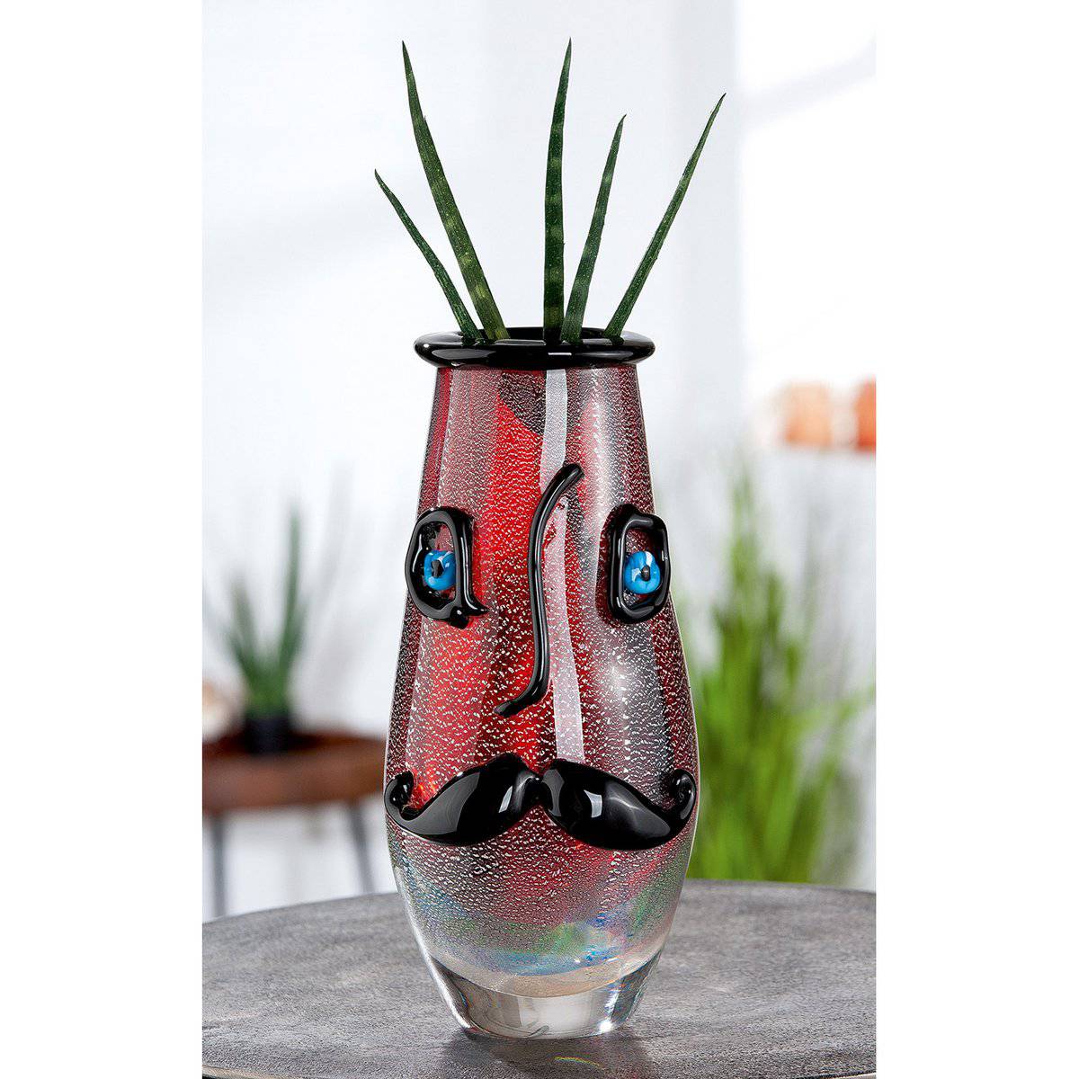 Glasart Design-Vase "Beard" - HOLE-X-WORLD