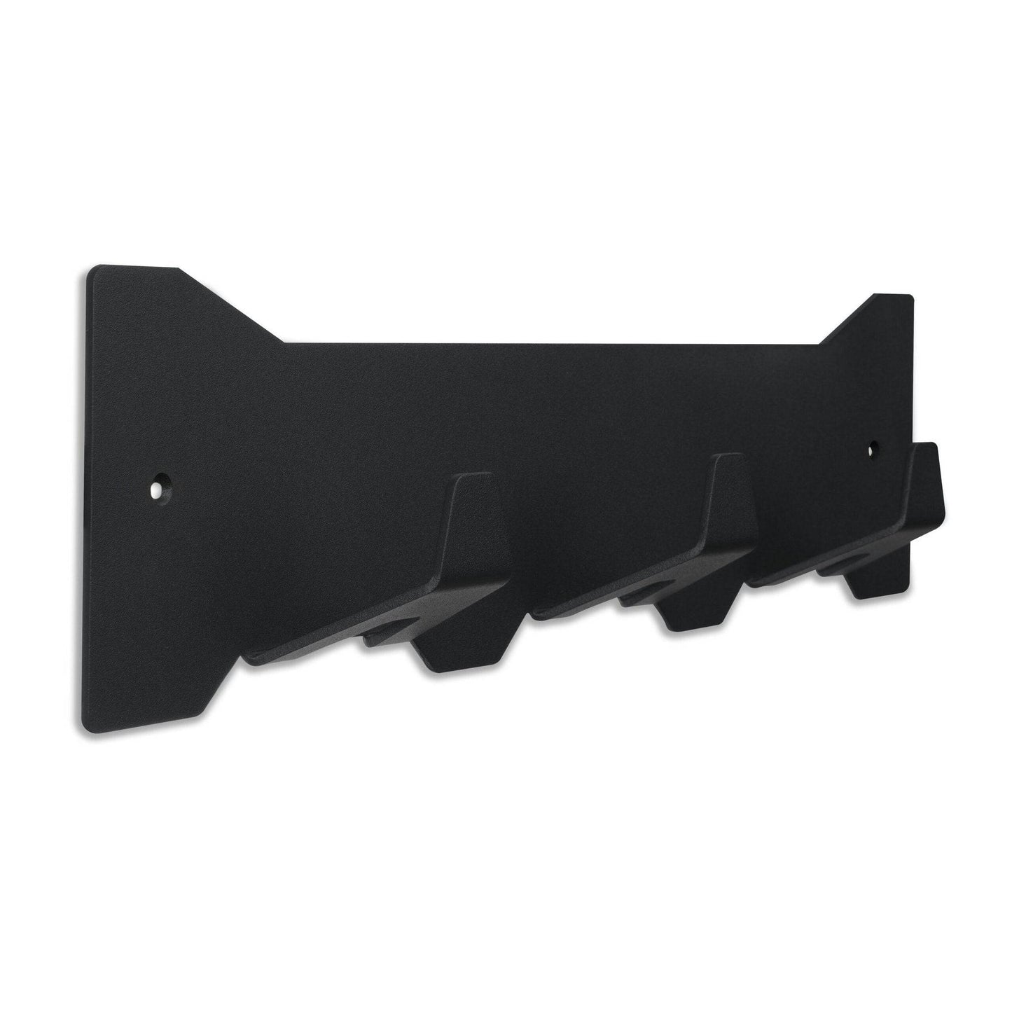 GORILLZ Triangle Three Industrial Wall Coat Rack 3 Coat Hooks - Black - HOLE-X-WORLD