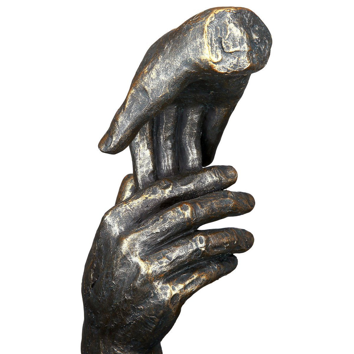 Poly Skulptur "Two hands"