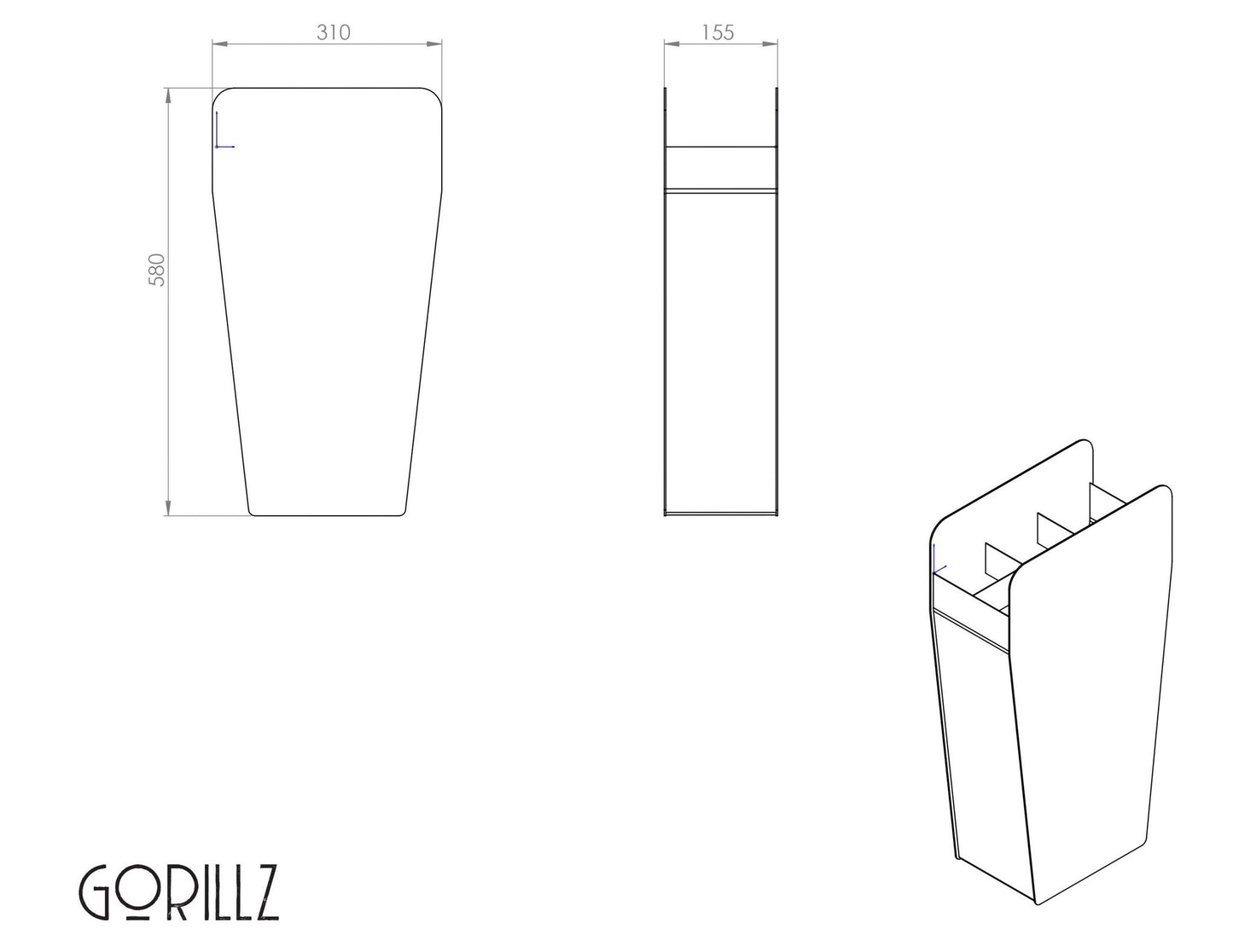 GORILLZ Brella - White