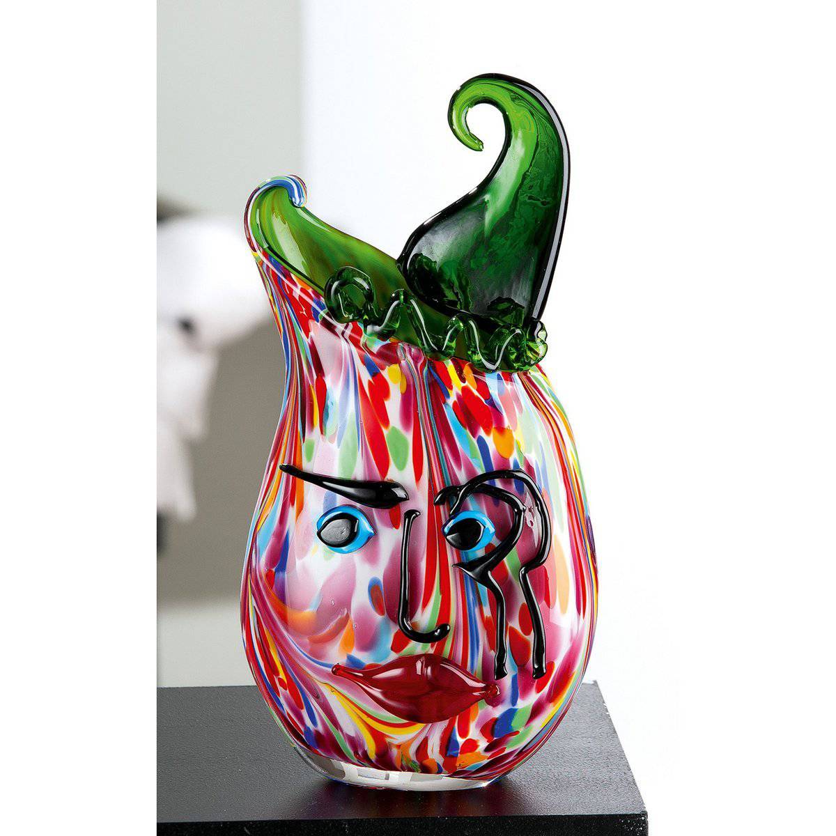 Vase, Blumenvase, Glasvase, Glas Art VENITO - HOLE-X-WORLD