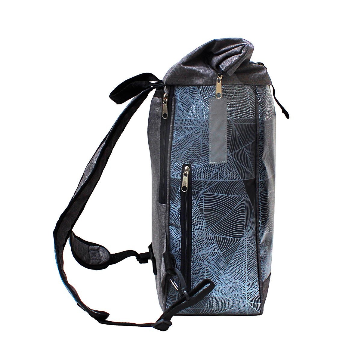 IKURI KOMBI Fahrradtasche / Rucksack mit Befestigung Wasserdicht Gepäcktasche Satteltasche Design Diamante