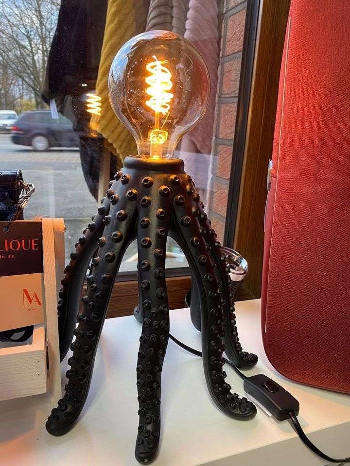 KRAKEN Lampe Octopus schwarz toller Blickfang in jedem Raum und Piratennest