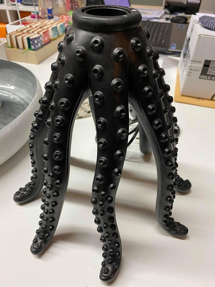 KRAKEN Lampe Octopus schwarz toller Blickfang in jedem Raum und Piratennest