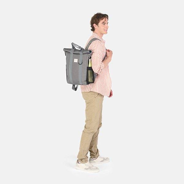 Fahrradtasche Rucksack WKNDR Bikepack GREY mit integriertem  Befestigungs-Set - HOLE-X-WORLD