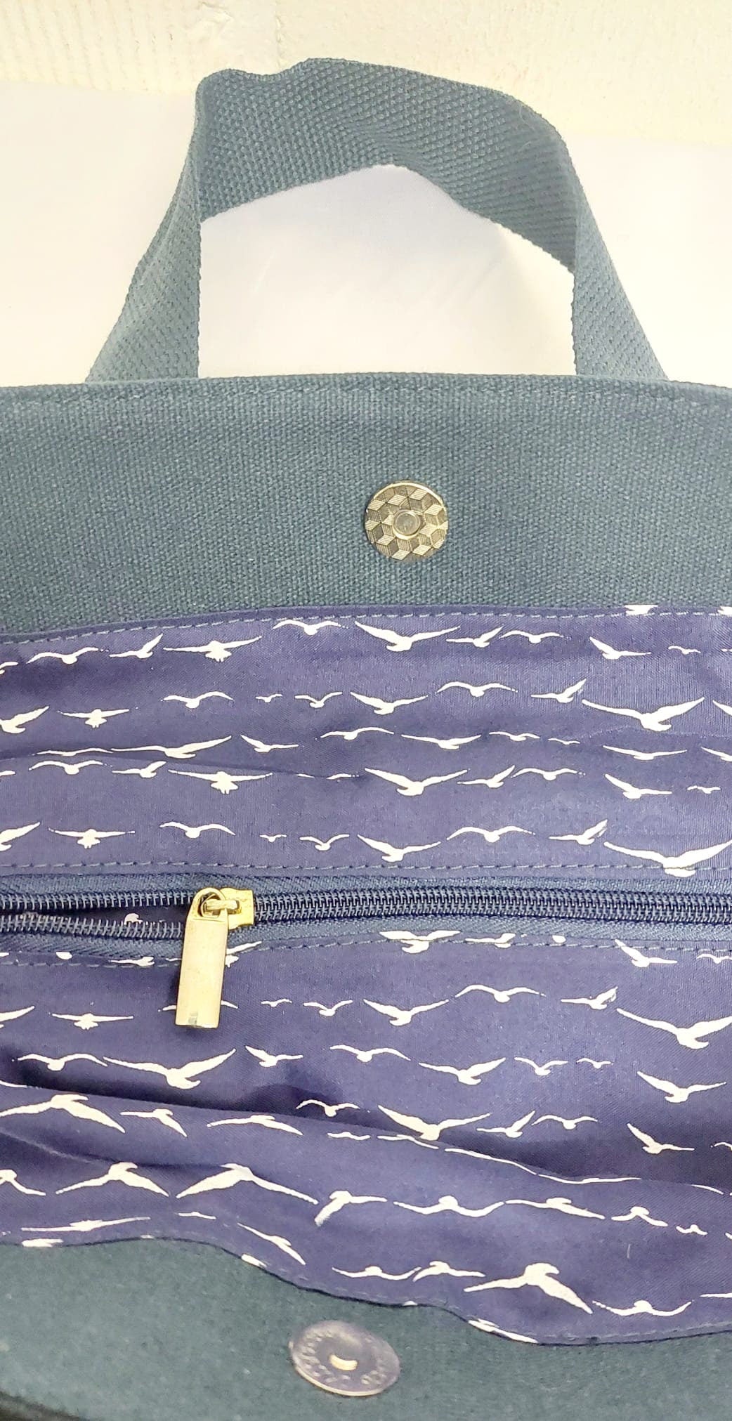 Meer als Worte Strandtasche SEA SALT SAND navy blau von RÄDER DESIGN