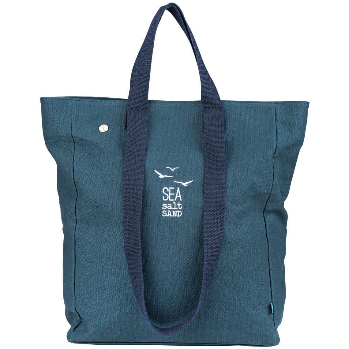 Meer als Worte Strandtasche SEA SALT SAND navy blau von RÄDER DESIGN